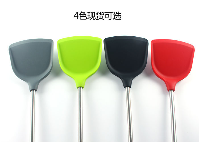 硅膠鍋鏟安全嗎，硅膠鍋鏟高溫有毒嗎，硅膠鍋鏟可以下油鍋嗎